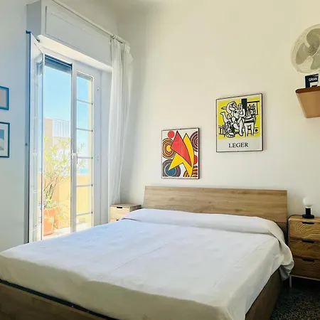 Blu , 10 Mt From Sea , One Parking Gratuito Free Apartment *