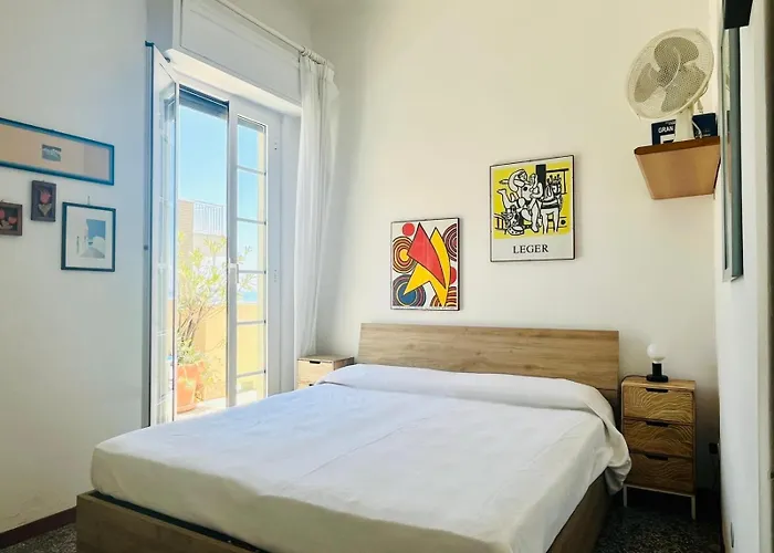 Blu , 10 Mt From Sea , One Parking Gratuito Free Appartement *